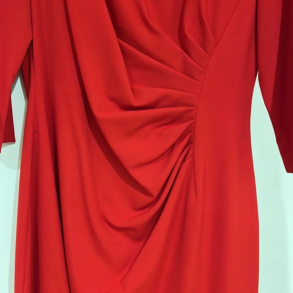 Calvin Klein, Fabulous red dress!!!  Like new condition - Picture 2 of 6